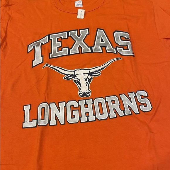 vtg usa made TEXAS LONGHORNS t-shirt XL university UT Austin football 90s - Picture 3 of 5